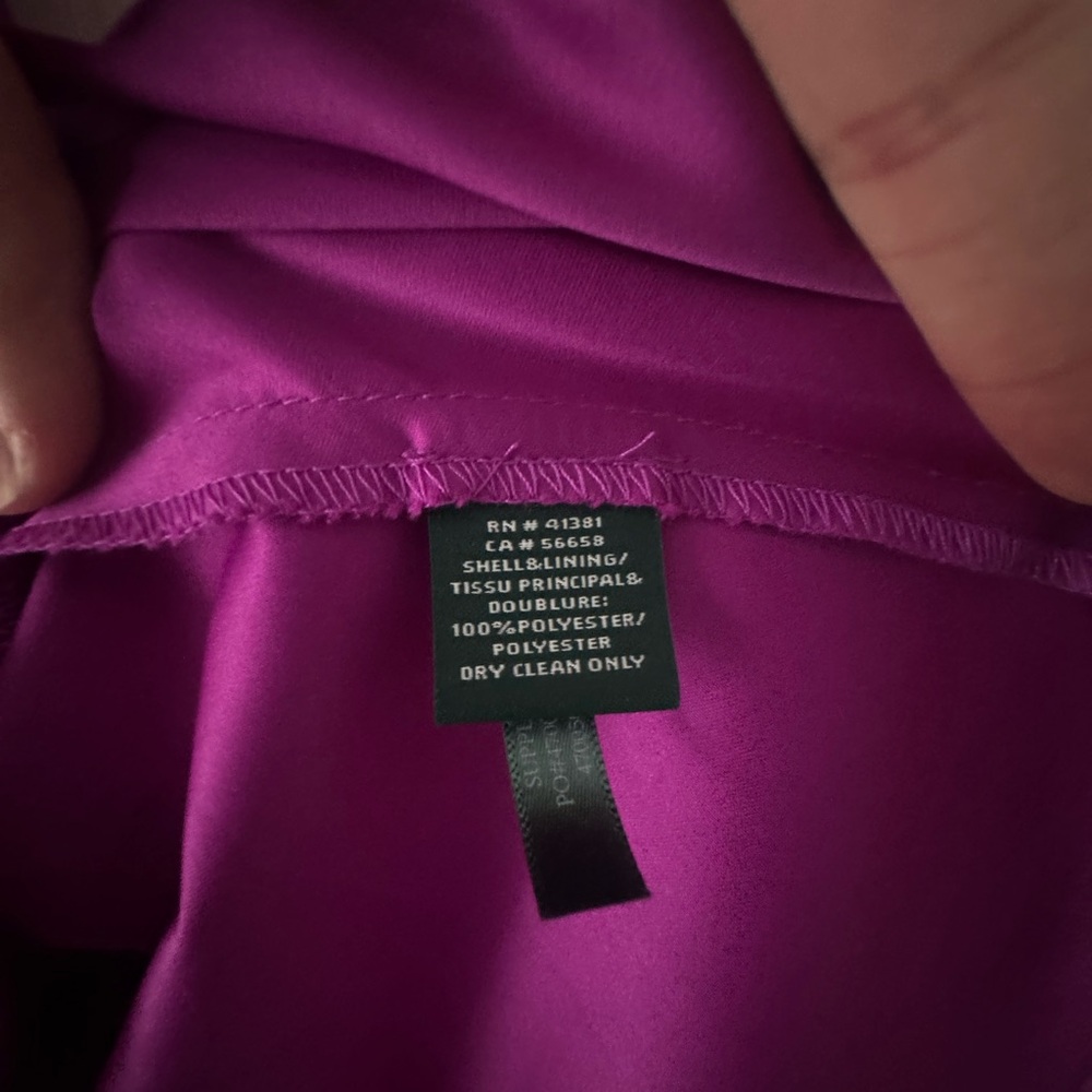 Lauren Ralph Lauren Pink / Purple Dress Size 16 Sleeveless Fuschia NWT - Picture 8 of 9